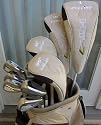 Ladies Deluxe Petite Complete Hybrid Golf Set (Custom Fit for someone 5'0" - 5'5" Tall) Womens Clubs with Bag