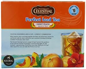 Green Mountain Sweet Peach Black Perfect Iced Tea K-cup Portion Pack For Keurig K-cup Brewers 24-count from Green Mountain Coffee
