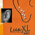 ''ears'' Silberohrring ''Crystal Line'' rechts