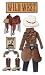 Jolees  Boutique Harvest Le Grande Themed Ornate Stickers, Cowboy