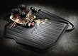 Honda Fit All Weather All Season Black Rubber Floor Mats - fits model years 2009 and 2010 - Complete set of 4 front and rear mats