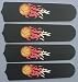Flaming Basketballs 17 Ceiling Fan Blades