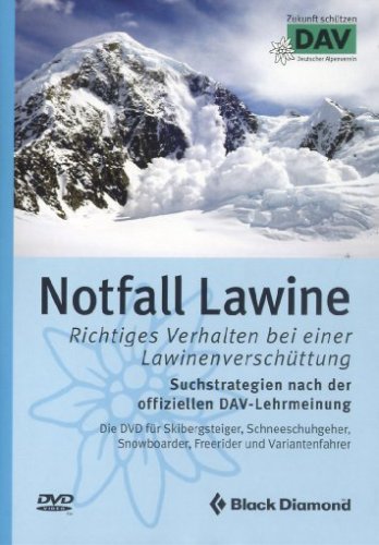 DAV Notfall Lawine - Richtiges Verhalten bei einer Lawinenversch&uuml;ttung