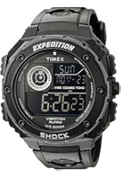 Timex Men's T499839J Expedition Vibe Shock Watch with Black Band