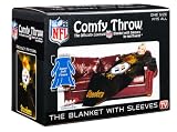 Pittsburgh Steelers Adult Comfy Throw with Sleeves, "Smoke" Design