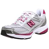  : New Balance Women's WR768 Running Shoe,White/Pink,5 AA