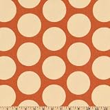 54'' Wide Premier Prints Dandi Dot Sweet Potato/Natural Fabric By The Yard