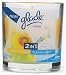 Glade 2 In1 Candle, Clean Linen/sunny Days, 4-Ounce (Pack of 2)