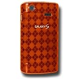 Amzer Luxe Argyle Skin Case for Samsung Captivate i897 - Orange