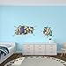 Boys Room Décor, Lego Inspired Wall Stickers, Not Associated with Lego Brand