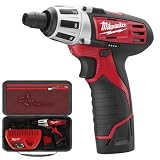 Milwaukee M12 12V 1/4" Hex Sub-Compact Lithium-Ion Cordless Drill/Driver Kit - 2401-22