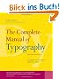 The Complete Manual of Typography: A Guide to Setting Perfect Type