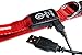 GoDoggie-GLOW - Improved Dog Visibility & Safety - USB Rechargeable LED Dog Safety Collar - 7 Colors & 5 Sizes - Super-Bright LED's Glow & Flash - Connects to Devices to Recharge - Great Fun, Peace of Mind & Safe - Red Extra Small