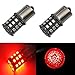 JDM ASTAR AX-2835 Chipsets 1156 1141 1073 7506 LED Bulbs for Brake Lights Tail lights Turn Signal, Brilliant Red