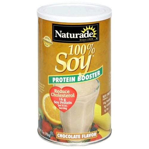 Naturade 100% Soy Protein Booster, Chocolate Flavor , 15 Ounces (426 g) (Pack of 2) by Naturade