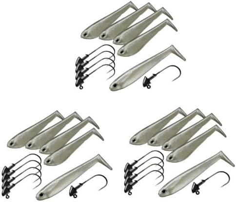3 YUM Fishing Lures YUMBRELLA Accessory Kits - (3) 5" & (12) 3.5" Money Minnows