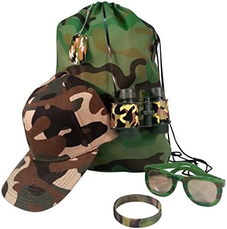 Child's Camouflage Pretend Play Toy Bundle