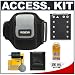 Olympus Soft Neoprene Armband Case + Li-42B Battery + Accessory Kit for Olympus Stylus 840, 850 SW, 1040, 1050 SW, 7000, 550 WP, FE-320, FE-340, FE-350, FE-360, FE-20, FE-3000, FE-3010, FE-5000, FE-5010 Digital Cameras