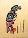Gourmet Food : Smoked Salmon Eagle on Totem Design Natural Style, 8 oz