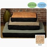 Big Shrimpy Original Dog Bed - LARGE (35x47) Fleece/Camel