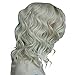 Namecute Natural Curly Kanekalon Wig with Wig Cap for Women, Medium, Blonde