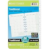 Day-Timer Two Page Per Month Refill 2016, 12 Months, Loose-Leaf, Desk Size, 5.5 x 8.5 Inches (87229)