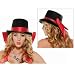 Black Top Hat with Bow
