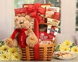 Thank You Bear Gift Basket