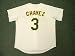 ERIC CHAVEZ Oakland Athletics Majestic Home Baseball Jersey, MEDIUM