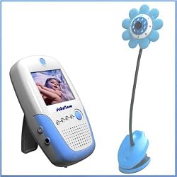 Daisy Handheld 2.5" Color Video Baby Monitor and 2.4GHz Wireless Camera - Blue - (Day & Night) (Video & Audio) Infant Nursery Monitor