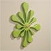 LumiSource Splat Wall Clock, Green