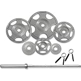 Hampton Olympic Grip Plate 300 lb. International Set