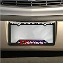 Toronto Raptors Black Plastic License Plate Frame
