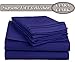 Clara Clark ® Supreme 1500 Collection 4pc Bed Sheet Set - King Size, Royal Blue
