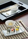 SUSHI SET (1PC WOODEN TRAY/ 2PC PORCELAIN BOWL/2PC CHPSTCK)