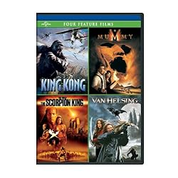 King Kong / The Mummy (1999) / The Scorpion King / Van Helsing Four Feature Films