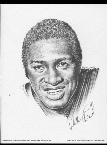 1974 Willis Reed New York Knicks Lithograph