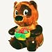 SOFT TOY - Winnie the Pooh with Wild Strawberries (Big) [This toy tells you in Russia...