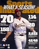 Mark McGwire HandSigned SI cover w/ 70 HR Inscriptn 16X20 Photo