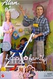 Barbie - Happy Family - Alan & Ryan Dolls - Dad & Son w/Stroller (2002)