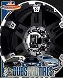 XD Series Spy (Series XD797) Gloss Black Machined - 20 x 9 Inch Wheel