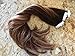 Moresoo 18 inch 20pcs/50g Colorful Two Tone Hair Chocolate Brown Highlighted with Cameral Blonde 100% Remy Human Hair Seamless Tape In Hair Extensions