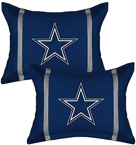 2pc NFL Dallas Cowboys Pillow Sham Set MVP Football Team Logo Bedding Accessories by Store51 LLC
