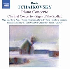 concerto pour clarinette - concerto pour piano - cantate : les signes du zodiaques