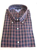 Tommy Hilfiger Men's Dress Shirt Slim Fit Long Sleeve, Multi Plaid, 18.5, 34-35
