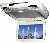 Myron & Davis SDM107SHX 10.2-Inch Universal Flip Down TFT/LCD Monitor with Built-in DVD Player, FM Modulator (Shale)