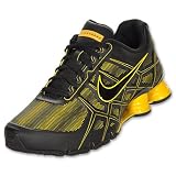 NIKE LIVESTRONG Shox Turbo 12 Men's Running Shoes, Black/Varsity Maize