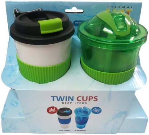 VM International Green Hot and Cold Fun Cups