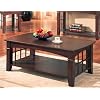 Coaster Antique Country Style Coffee Table, Cherry Finish