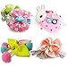 kilofly Pretty Girl Colorful Mix Hair Clips Value Pack [Set of 12 + Clip Holder]